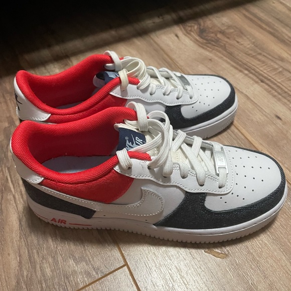 Nike Air Force 1 low USA denim - Picture 3 of 5